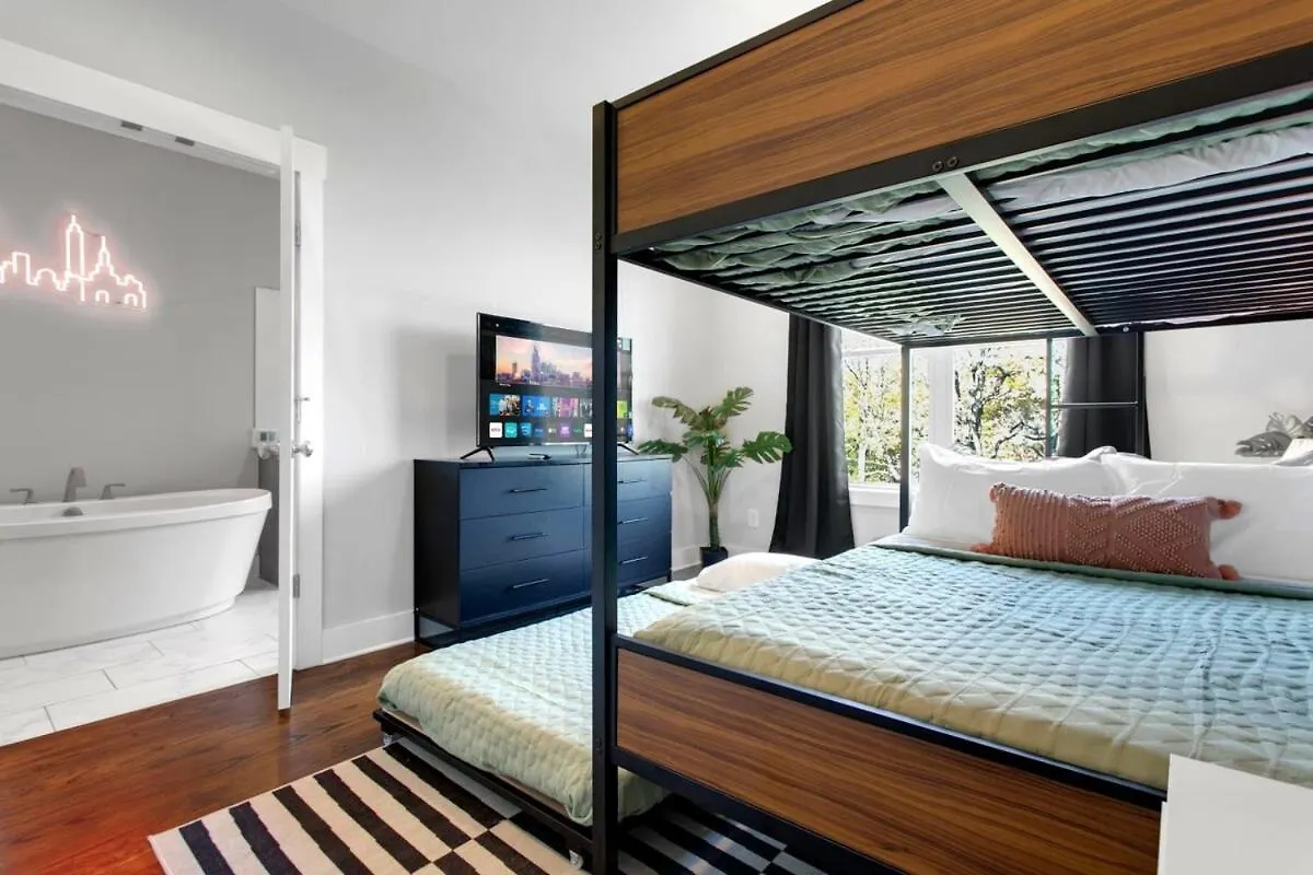 펜션 Lux Nashville Retreat 12 Beds Games Bar